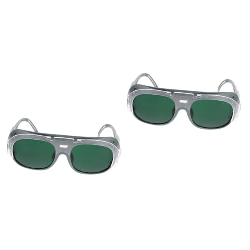 jojofuny 2 Piezas gafas para soldar gafas protección ojos soldadura gafas soldadura protección gafas protectoras gafas de protección gafas de soldar abatibles gafas de soldar para mujer AbS