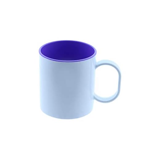 Wonduu Taza Plástico Con Interior De Color Para Sublimación Morado