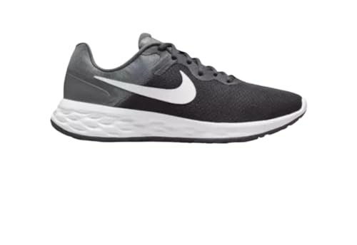 Nike Revolution 6 Men's Road Running Shoes (Iron Grey White Smoke Grey, US Footwear Size System, Adult, Men, Numeric, Medium, 10)