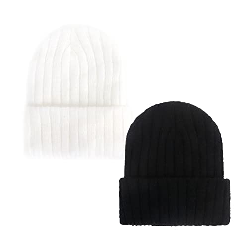 Image of Newborn Baby Wool Hat Cap Turban Toddler Warm Hat Kids Baby Cap Set