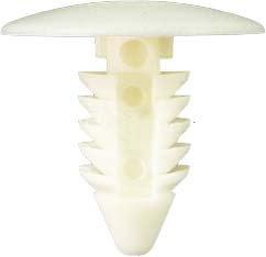 Swordfish 64008 Fender & Bumper Shield Retainer (White) for GM 332364 for Ford 389358 for Chrysler 3691590, 6031321 for AMC 4004569 Package of 100 Pieces