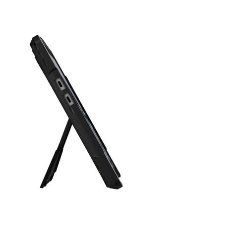 Urban Armor Gear UAG Metropolis Multi-Angle Built-in Kickstand, Rugged Protective Case/Cover with Shoulder Strap & Surface Pen Storage - Black