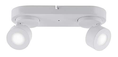 Plafonnier connecté Trio Leuchten luminaire intelligent métal blanc mat plafond