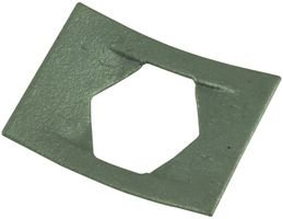 100 pcs, Push On Speed Nut, 5/16 Inner Diameter, for Panel Mount Lamps & LED Lights, Flat Nut Brace Clip FS