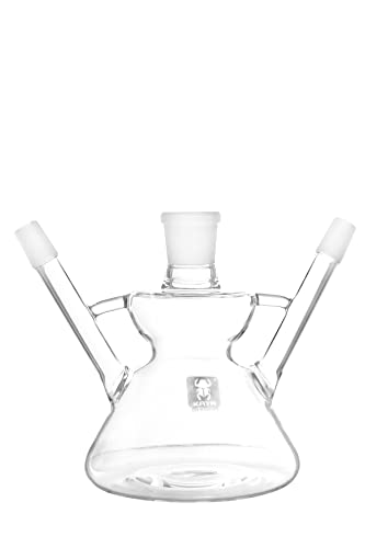 Kaya Skeleton Glas-Shisha Complete S Wasserpfeife Komplett-Set Gesamthöhe 44cm mit Alu-Heatmanager – Bild 3