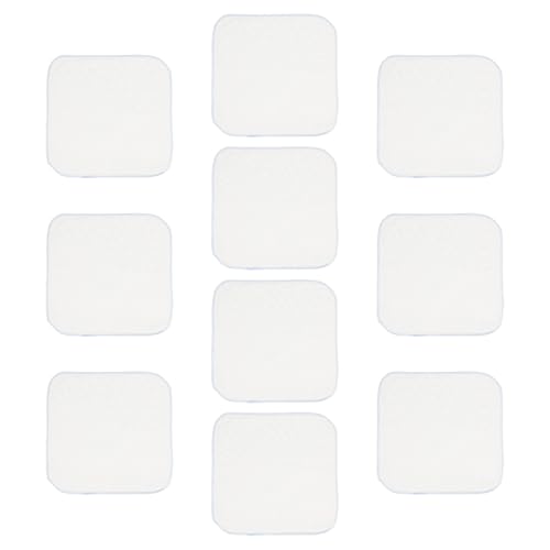 NAMOARLY Toalla de Algodón Puro Doble Capa para Ñiño 10 Piezas Azul Pequeño, Toallas Faciales Absorbentes para Lactancia y Cuidado del Recién Nacido, Paño de Muselina Suave para Baño