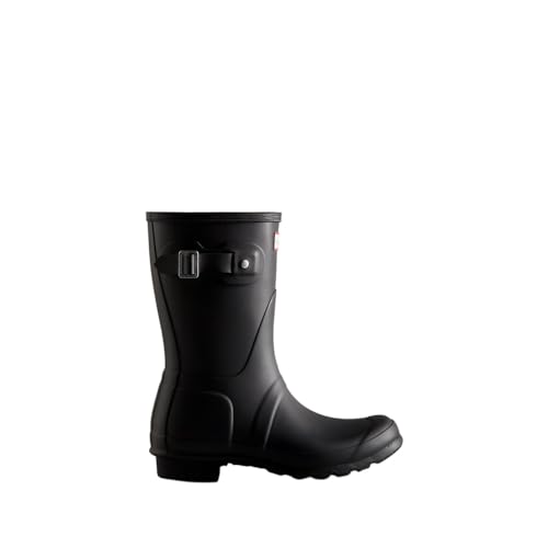 Hunter Original Short, Damen Kurzschaft Gummistiefel,, Schwarz, 40/41 EU/7UK