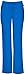 Cherokee Women's Ww Flex Mid-Rise Moderate Flare Drawstring Scrub Pant, Royal, X-Small