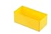 Produktbild hünersdorff Einsatzbox aus hochschlagfestem Polystyrol (PS), Maße: 108 x 54 x 45 mm, Farbe: gelb