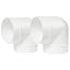 White/Opulent Garden | 90 Degree Elbow