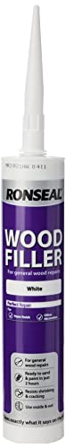 Ronseal MPWFW310 310ml Multi-Purpose Wood Filler Cartridge - White