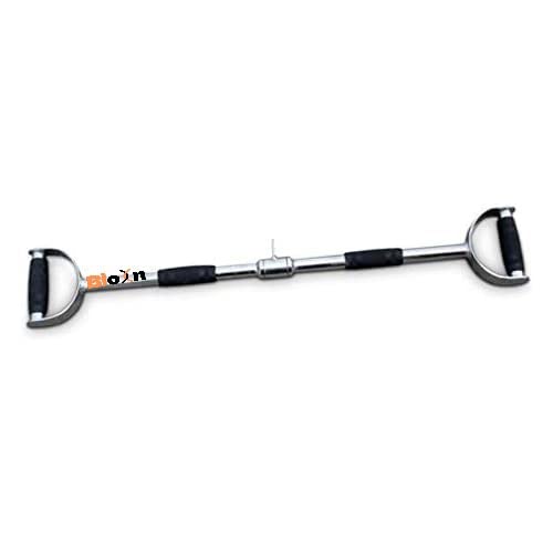 BLOXN LAT Bar, Straight Gym Machine Handle, Durable Construction, Versatile Attachment, Comfortable Grip, Essential Gym Accessory for Face Pulls, Bicep Curls,Triceps Pushdowns (26 Inch) (B0BWDWS2LK) Amazon Price History, Amazon Price Tracker