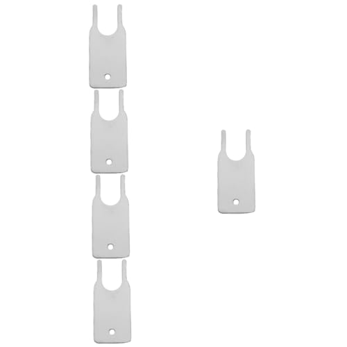 CIYODO 5pcs Silver Paper Towel Dispenser Keys Toilet Paper Key Commercial Toilet Paper Dispenser Keys Paper Dispenser Key Replacement Plastic