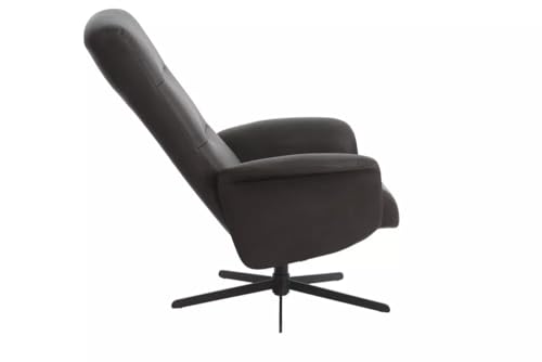 Hoclauho Relaxsessel mit Drehfunktion ergonomischer Fernsehsessel braun für Wohnzimmer – Bild 5