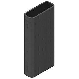 OBOE Pouch Case for Mi Power Bank 3i 20000 mAh Battery (Silicone | Blue, Black)