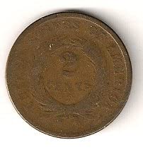 USA 1865 Two Cent Piece Coin - Authentic Civil War Bronze Composition - United States Mint