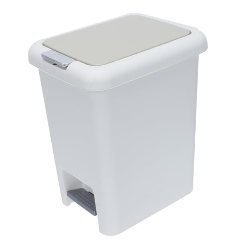 Caneca de basura rectangular con pedal Happyyami 1.43 lb miniatura 1