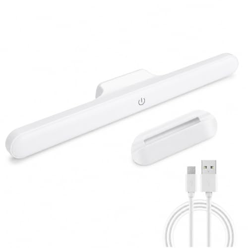 Image of CERVELLO USB Rechargeable LED Light Bar, 30 cm Dimmable Lamp with Detachable Magnetic Base, Touch Operation and Light Modes for Makeup, Reading, Cabinets and Closets