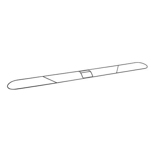 Image of Restaurantware-MOP FRAME ONLY: Clean Tek Professional 48 x 5 Inch Dust Mop Frame, 1 Snap-On Wire - Dust Cleaning Head And Handle Sold Separately, For Home Or Office, Iron Wire