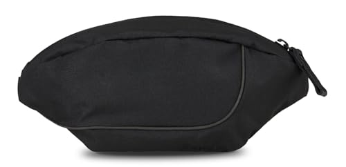 Satch Cross Easy Bauchtasche Hip Bag für Teenager mit zwei Fächern Pure Black - Schwarz