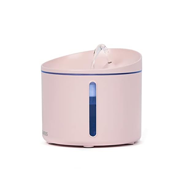 DOGNESS-1L-Pet-Water-Fountain-Healthy-and-Hygienic-Drinking-Fountain-Super-Quiet-Flower-Automatic-Electric-Water-Bowl-for-Dogs-Cats-Birds-1L-Pink Healthy and Hygienic Drinking Fountain