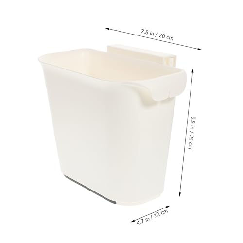 Caneca de basura rectangular colgante color verde miniatura 2