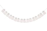 Halloween Ghost Garland - Scary Halloween Decoration, Ghost Banner, Hallowee Decorations Indoor, Haunted House Decor(16 pcs)