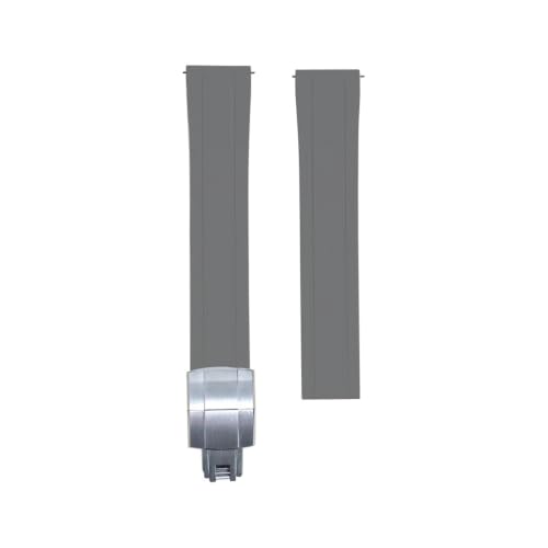 Bracelet FKM luxe en caoutchouc fluoré pour montres Rolex et Cartier