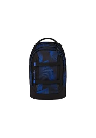 satch Pakiet 5 klasy, ergonomiczny, pojemność 30 l, stabilny, maksymalna organizacja, Seismic Blue - niebieski, Taglia unica, Zestaw do butów