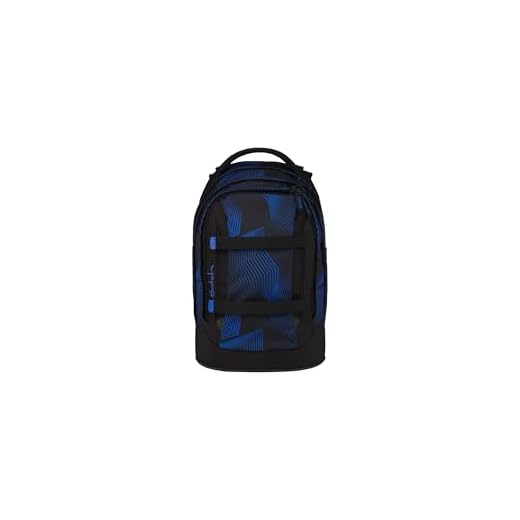 Satch Pack Schulrucksack ab 5. Klasse ergonomisch 30L Stauraum standfest Organisationstalent Seismic Blue - Blau