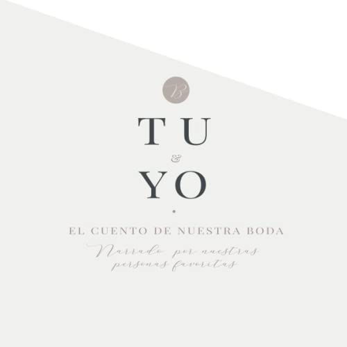 Libro de firmas boda originales: Libro de invitados personalizado y elegante. Idea de regalo o detalle de boda original para la pareja. En Español: ... y mensajes a los novios. Encuesta divertida.