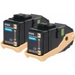 toner pour imprimante epson aculaser m2000 Epson Epson Pack 2 toners cyan AL-C9300N (2 x 7 500 pages)