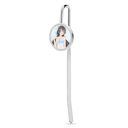 周防有希 アリサ かわいい ブックマーク メタルしおり ブックマーカー 栞 ステンレス製 文房具 おしゃれ 雑貨 読書 事務用品 学生 読者 友達 誕生日 新学期 卒業記念 プレゼント 贈り物 1個 男女兼用