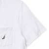 Nautica Men's Anchor Pocket Tee Classic Fit T Shirts, Bright White, L UK #5
