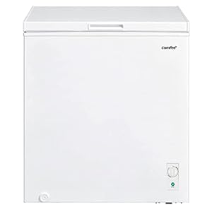 Comfee RCC199WH1(E) Gefriertruhe / 250 kWh/Jahr / 85cm hoch / 198L / Einstellbarer Temperaturregler/Hängekorb innen/Semi Circle Gefrierrohre/Weiß