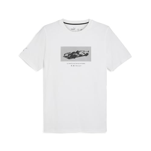 T-shirt PUMA BMW M Motorsports avec logos officiels et coton respirant
