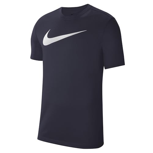 Nike Herren M Nk Df Park20 Tee Hbr T-Shirt, Obsidian/White, S EU