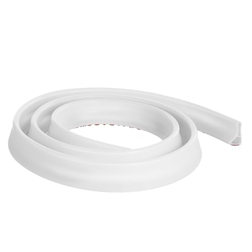 Barrera de ducha autoadhesiva de silicona flexible Homoyoyo para prevenir salpicaduras en baño 2