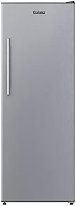 Galanz GLF11US2A16 Upright Temperature Control Convertible Refrigerator/Freezer, Stainless Steel, 11 Cu.Ft