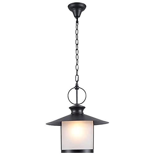 Chandelier suspendu extérieur E27 luminaire rétro étanche jardin balcon terrasse