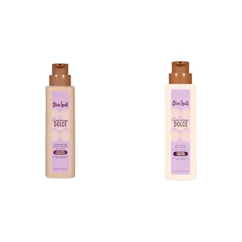 Bundle of Tree Hut Hydraglow Body Lotion, Cinnamon Dolce, 18 Fl Oz + Tree Hut Body Wash, Cinnamon Dolce, 18 Fl Oz