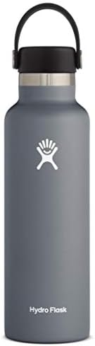 Hydro Flask Standard Mouth Water Bottle, Flex Cap - 21 oz, Stone