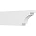 Ekena Millwork RFTP04X10X30MED Mediterranean Architectural Grade PVC Rafter Tail, 4"W X 10"H X 30"L, Ivory