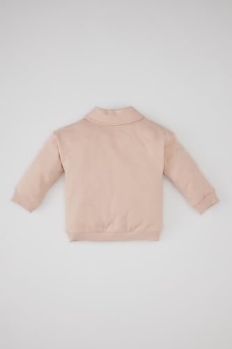 Pull pour petite fille rose et joli pull pour bébé à manches longues DeFacto