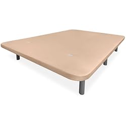 Precio Tapiflex 135 mattfy - Base Tapizada 3D Reforzada, Gran Estabilidad con 5 Barras Transversales con Válvulas de ventilación y 6 Patas metálicas roscadas de 27cm, 135x190, Beige
