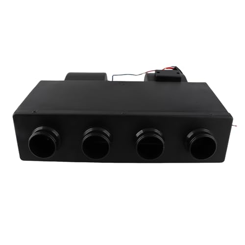 Itonash Evaporador del Aire Acondicionado de la Calefacción por Agua de la Unidad de la Asamblea del Evaporador de la CA del Coche de 4 Puertos para los Vehículos Agrícolas de RVs del (12V)