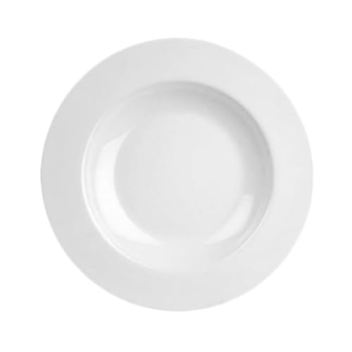 FSE CR5811W Pasta Bowl, 16 oz., 11-1/4" Dia., Break-Resistant, Dishwasher Safe, Melamine, White, BPA Free, NSF, Pack of 12