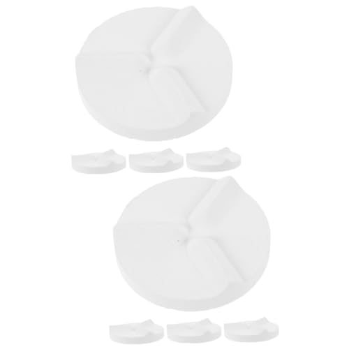 Lurrose 2 Juegos Junta De Horno Calcinable Arcilla Cuñas Para Muebles Refractario Apoyo Estera De Horno De Cerámica Herramienta Para Esculpir Cerámica Oxido De Aluminio 4 Uds * 2