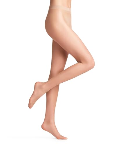 Image of FALKE Women's Lunelle 8 Denier Ultra Sheer Tights, 1 Pair Footed