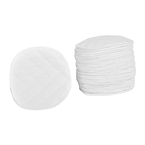 RORPOIR Breast Pads for Breastfeeding 16pcs Reusable Nursing Pads Leak-Proof Mat Ultra Absorbent White 10 * 10